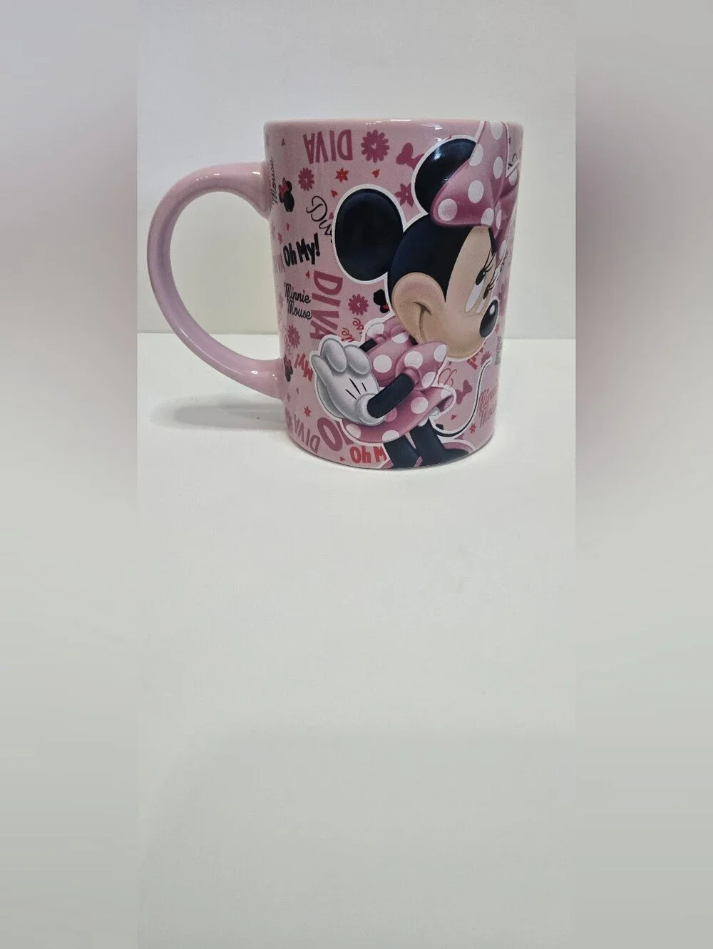 Disney Minnie Mouse Pink Ceramic Mug